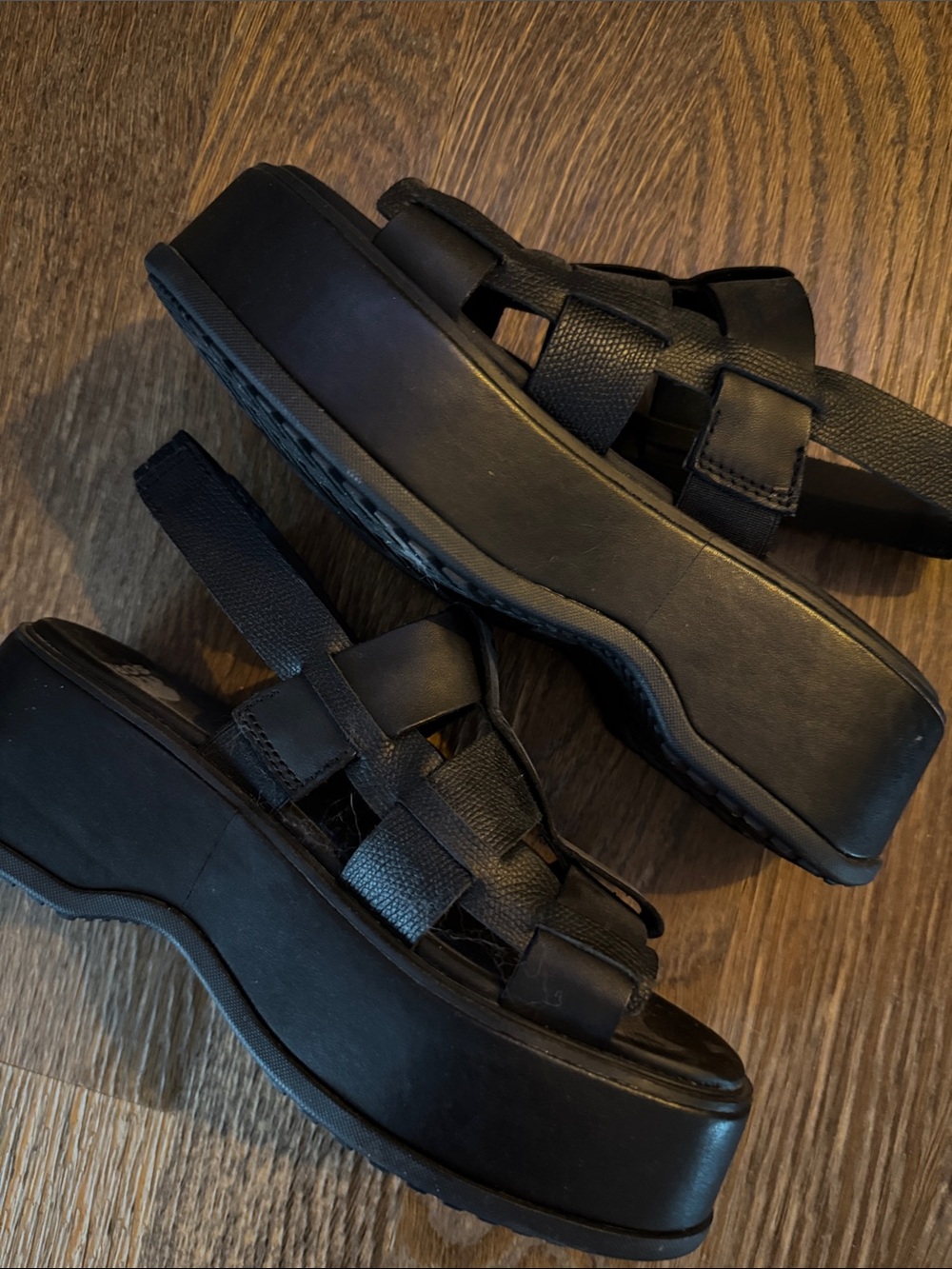 Sorel Black Fisherman-Style Sandals - Picture 2 of 5